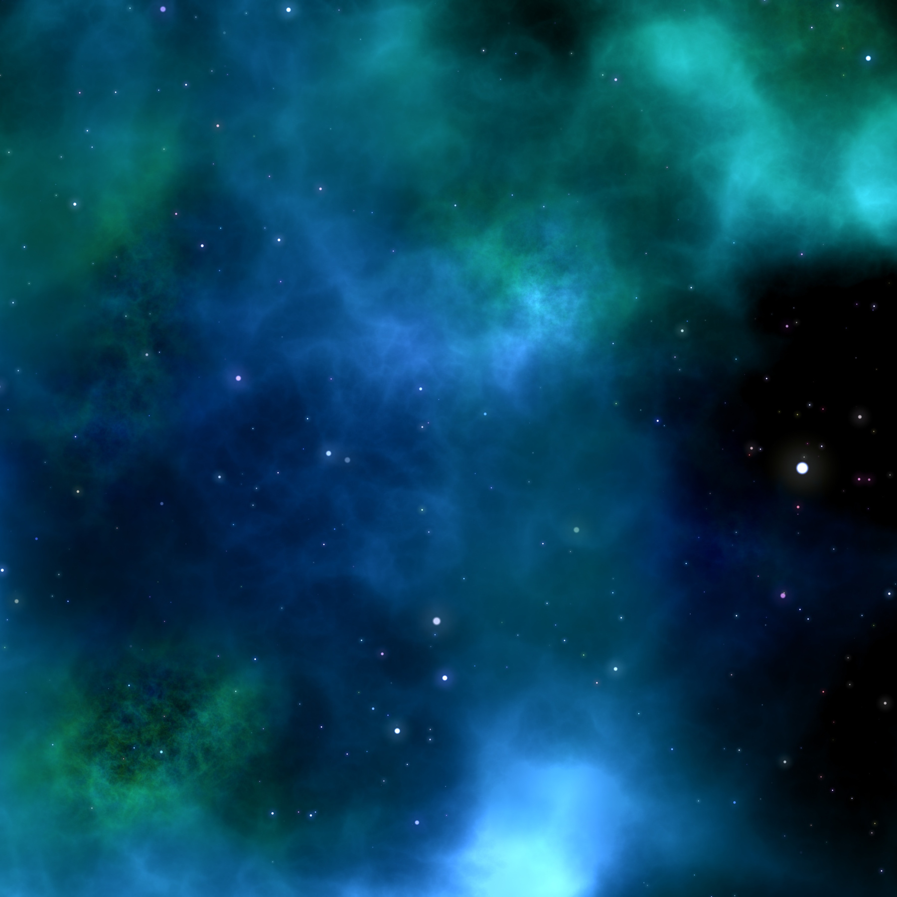 Blue Galaxy Background